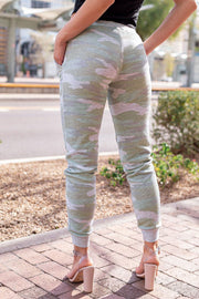 Olive Camo Joggers
