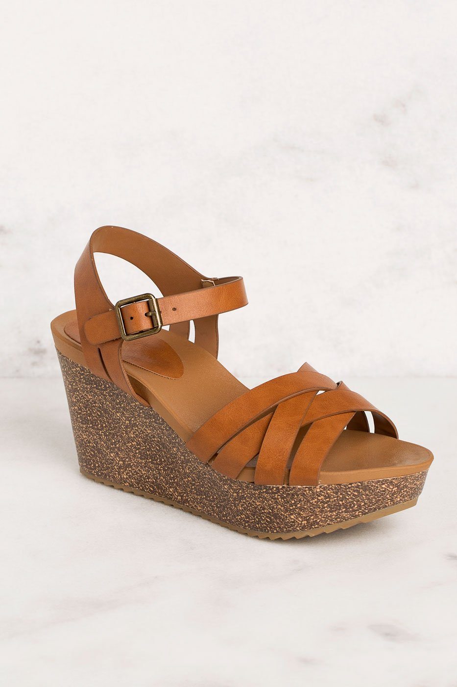 Priceless | Tan | Wedges | Shoes | Womens