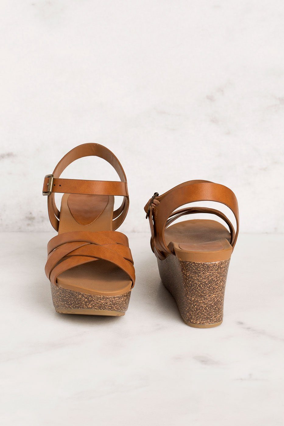 Priceless | Tan | Wedges | Shoes | Womens