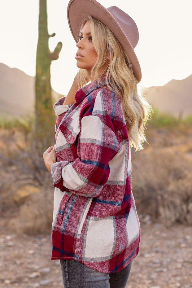 Red Plaid Shacket