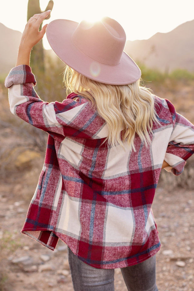 Red Plaid Shacket