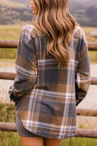 Brown Plaid Shacket