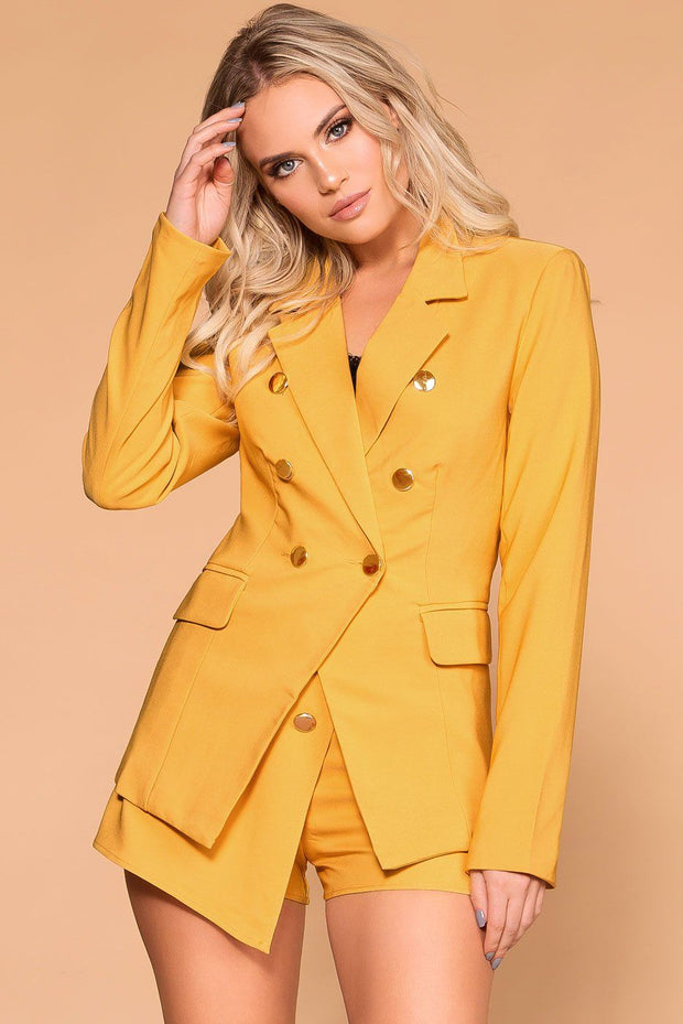 Mustard Blazer Business Casual