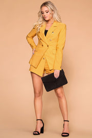 Mustard Blazer Business Casual