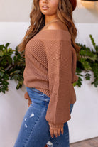 Cocoa Knit Bell Sleeve Sweater