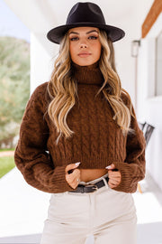 Brown Knit Sweater