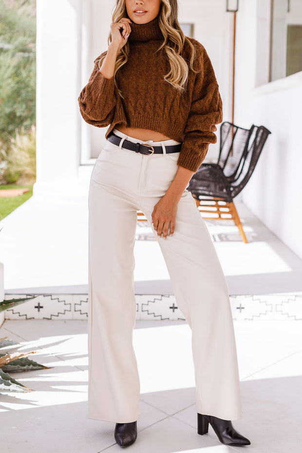 Brown Knit Sweater
