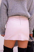 Pale Pink Mini Skirt