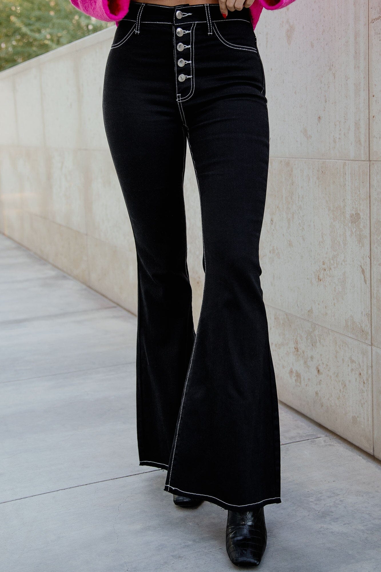 Black Flare Jeans