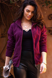 Let's Ride Plum Jacket