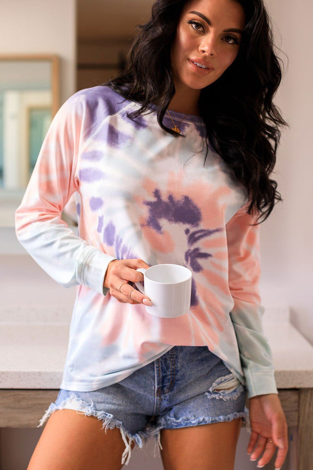 Tie-Dye Long Sleeve Top