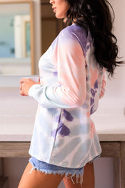 Tie-Dye Long Sleeve Top