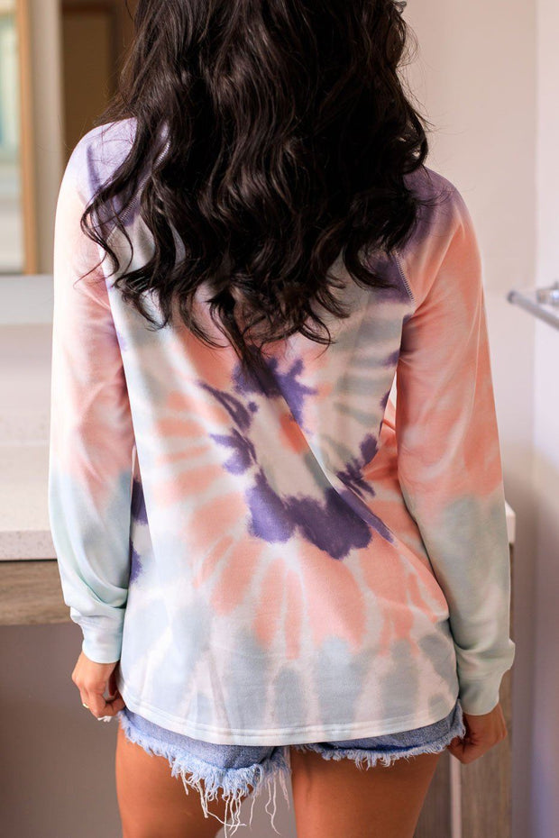Tie-Dye Long Sleeve Top