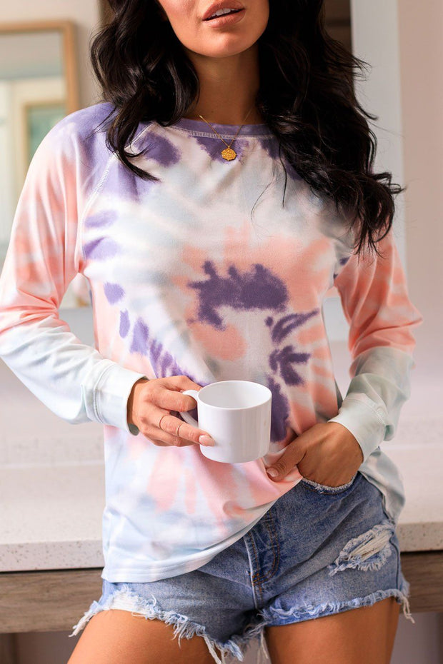 Tie-Dye Long Sleeve Top