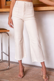 Natural Wide Leg Pants