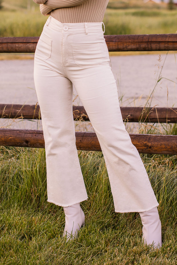 Lois Natural Wide Leg Pants