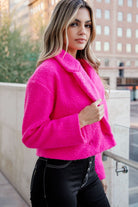 Fuchsia Crop Jacket