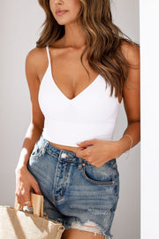 White Cami Bralette