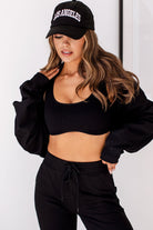 Black Crop Top
