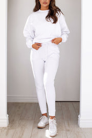 My Way White Crew Neck Sweatshirt