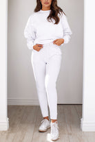 White Jogger Pants