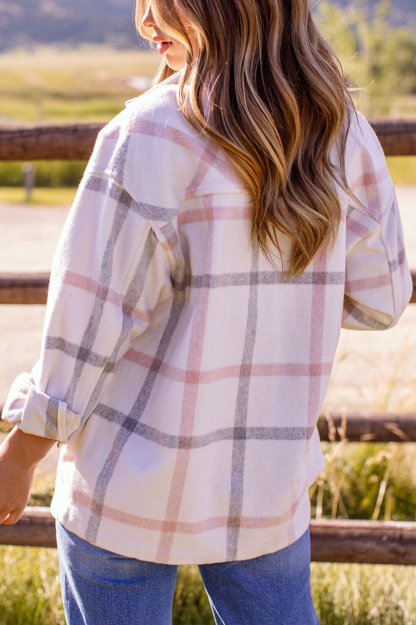 White Plaid Shacket