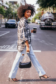 Black and White Plaid Shacket
