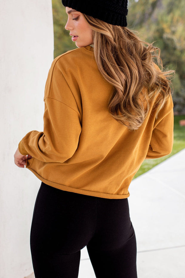 On The Bright Side Camel Top