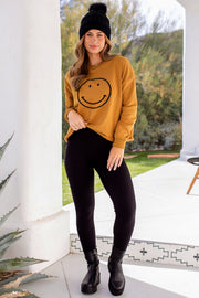 On The Bright Side Camel Top