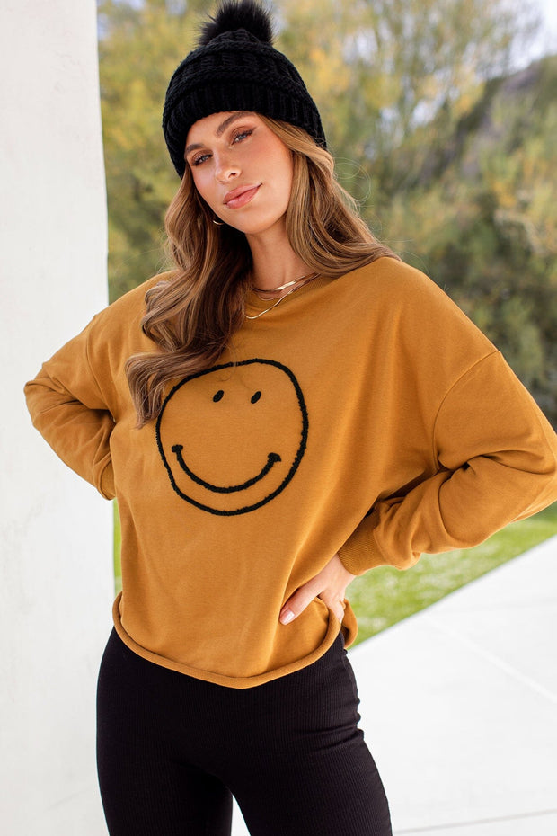 On The Bright Side Camel Top