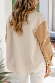 Color Block Shacket