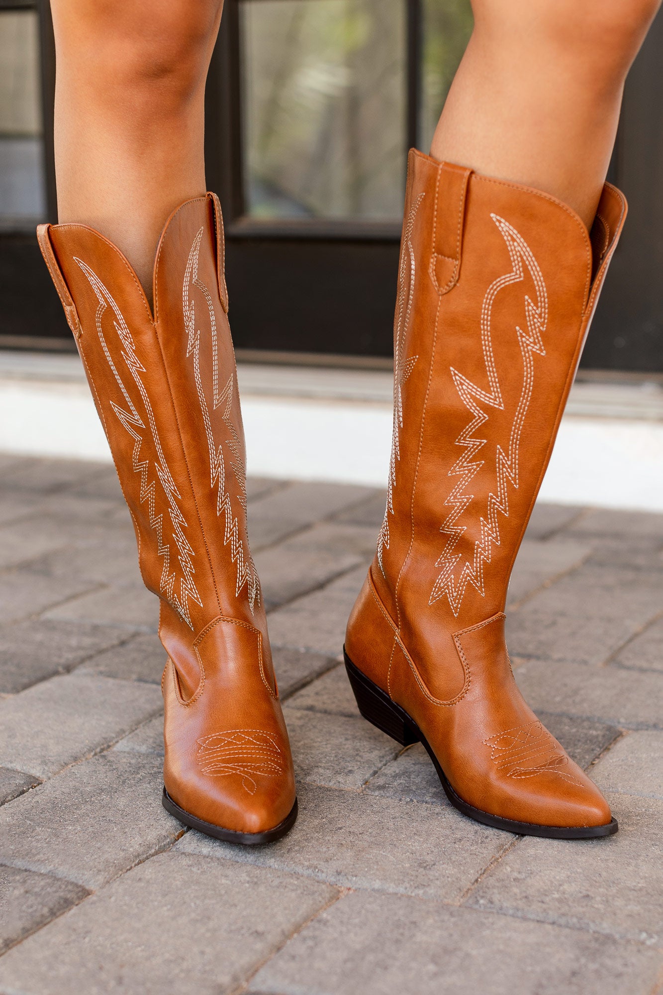 Cognac Cowboy Boots