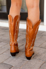 Cognac Cowboy Boots