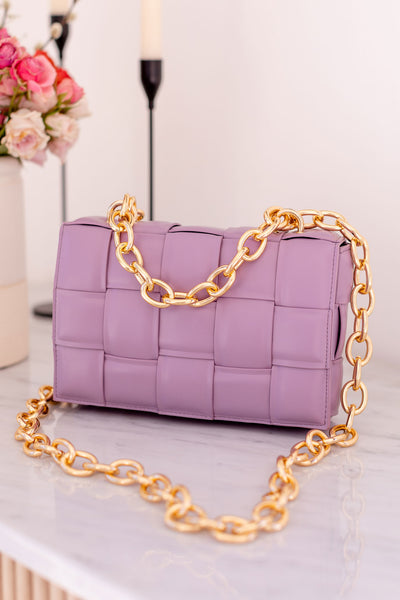 Lavender Quilted Purse