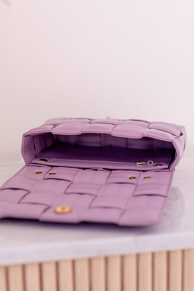 Lavender Quilted Purse