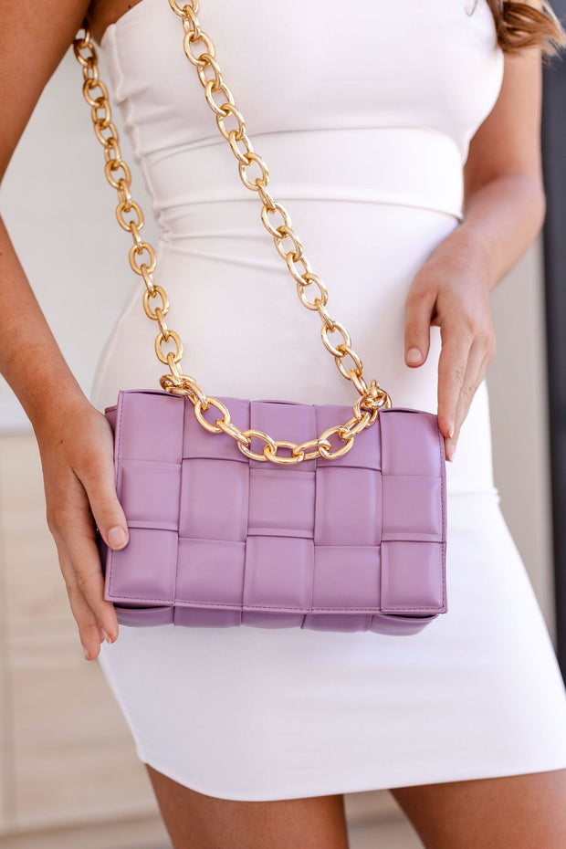 Lavender Quilted Purse