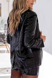 Black Sequin Jacket
