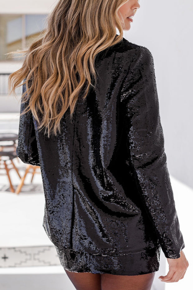 Black Sequin Jacket
