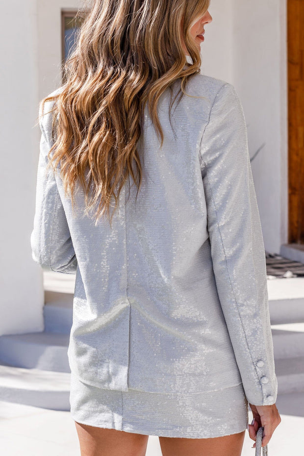 Silver Sequin Jacket