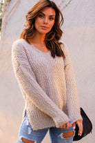 Taupe Knit Sweater
