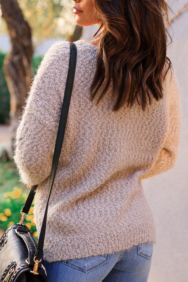 Taupe Knit Sweater