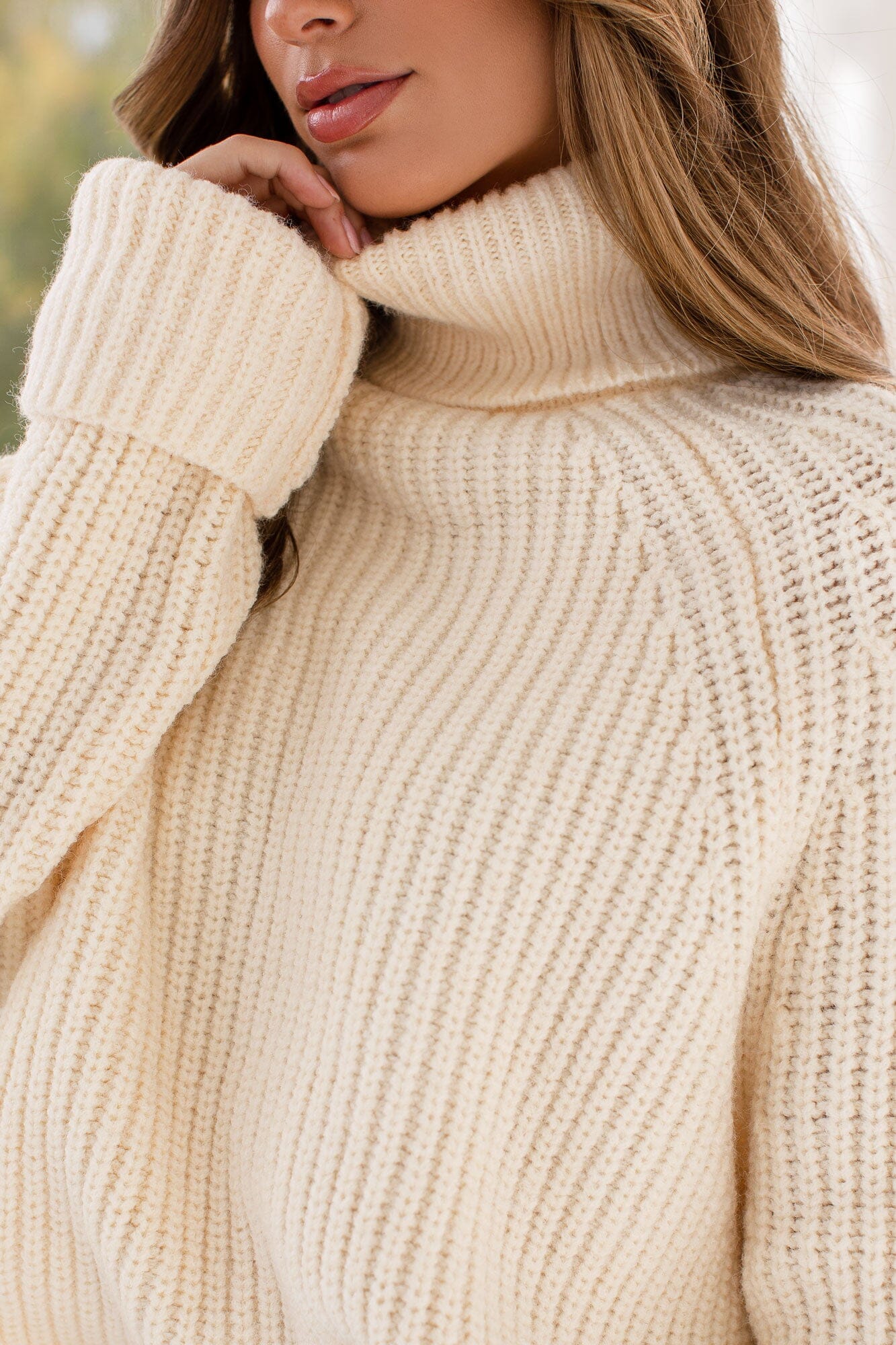 Cream turtle neck discount jumper