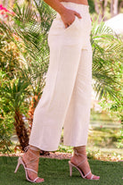 Ivory Wide Leg Pants
