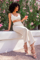 Ivory Wide Leg Pants
