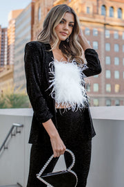 Black Sparkle Blazer