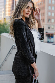 Black Sparkle Blazer
