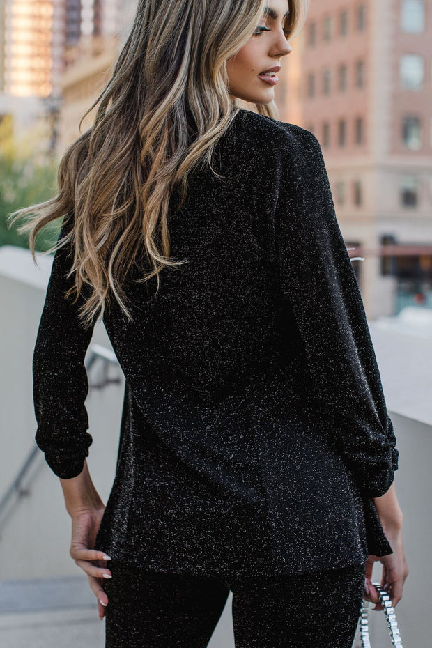 Black Sparkle Blazer