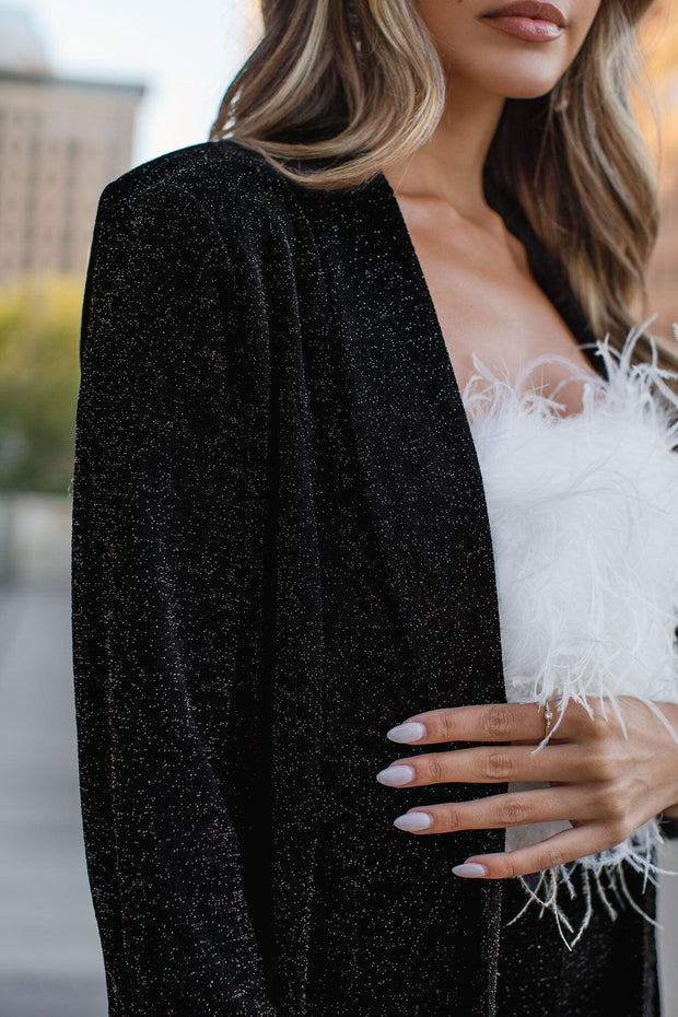 Black Sparkle Blazer