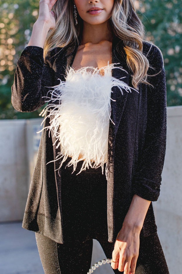 Black Sparkle Blazer