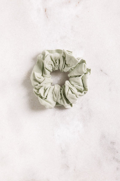 Sage Hair Scrunchie